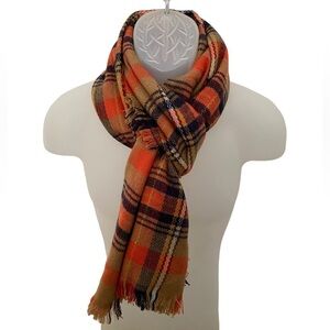 BP Brass Plum Nordstrom Autumn Fall Thanksgiving Scarf EUC